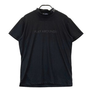 23区GOLF ニジュウサンクゴルフ ハイネック 半袖Tシャツ ブラック系 2 [240101293957] ゴルフウェア レディース