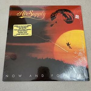 【US盤米盤シュリンク付】AIRSUPPLY NOW AND FOREVER エアサプライ / LP レコード / AL 9587 / スリーブ有 / 洋楽ロック /