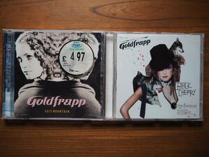 ◆◇送料無料/中古 ゴールドフラップ CD 2枚セット Goldfrapp Felt Mountain Black Cherry PC読込確認済◇◆