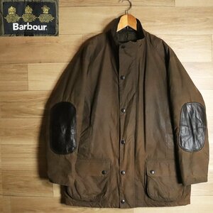 E12R/Y5.24-4　Barbour　バブアー　KELSEY　ケルシー　オイルドジャケット　ワックスジャケット　裏キルティング　エルボーパッチ