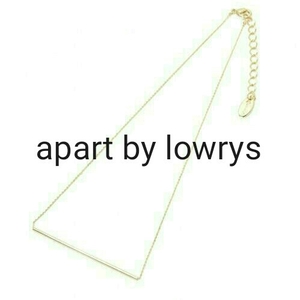 新品★『apart by lowrys』ポールチョーカーネックレス