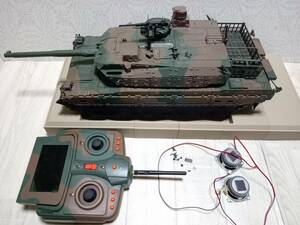 10式戦車をつくる　完成品　（ジャンク品）