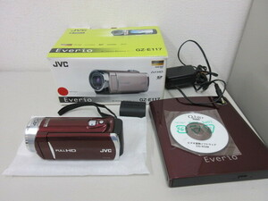 JVC　Everio GZ-E117　デジタルビデオカメラ　稼働品　ケンウッド　#61521