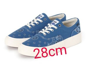 28cm 即発送 CHALLENGER EPT East Pacific Trade NOISE BANDANA SNEAKERS チャレンジャー ノイズ バンダナ スニーカー ペイズリー メンズ