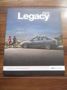 ◆新品U.S.限定スバル【Legacy】北米版輸入 2024カタログ１冊限定◆送料230円～