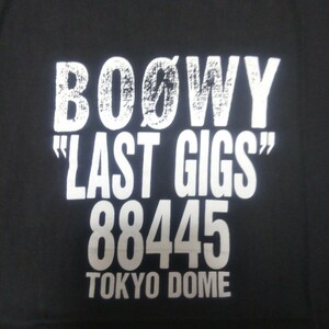 BOOWY LAST GIGS / Tシャツ 88445 TOKYO DOME Tシャツ 公式グッズ 本物　当時物 