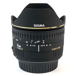 シグマ SIGMA 15mm F2.8 EX FISHEYE 一眼カメラ用レンズ（オートフォーカス） 【中古】