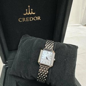 セイコー 1E70-0CG0 クレドール シグノ ダイヤベゼル クォーツ 腕時計 腕時計 腕時計 - 銀 / シルバー