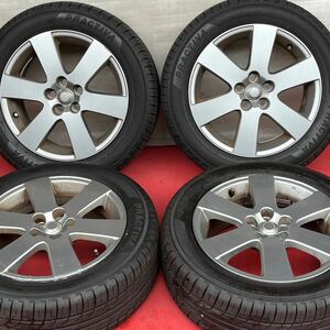 75%溝有22年式。TOYOTA トヨタ WiLL VS 純正 6スポーク ホイール16インチ×6.5J PCD100 5穴 +39 PRACTIVA 205/55R16ラジアル4本。