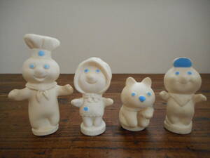 レア ビンテージ 70s Pillsbury Doughboy Finger Puppet ピルズベリー ドゥボーイ 指人形 フィギュア アドバタイジング フィンガーパペット