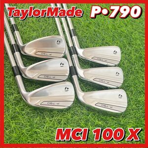 TaylorMade テーラーメイド P790 メンズゴルフクラブアイアンセット MCI 100 X 2019年