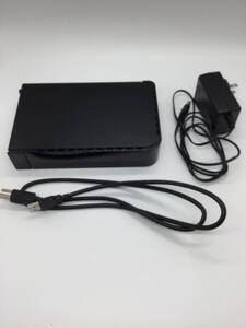 ☆1円スタート☆/外付けHDD/BUFFALO/HD-LB2.0TU3-BKD/本体・付属品/中古品/現状品/管理番号hn0118-11R