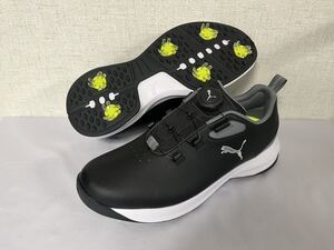 送料無料◆新品◆PUMA GOLF フュージョン FX ディスク ソフトスパイク ゴルフシューズ◆(25.5)◆195029-02◆プーマ ゴルフ