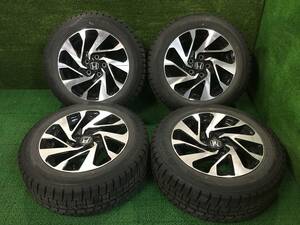 インサイト等に!! ホンダ純正AW 16x7J OFF45 215/55R16 ダンロップ ウィンターマックス 冬タイヤ 2018年製 売切!!