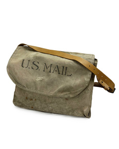 1940s 【US MAIL】MAILバッグ メールバッグZIPくん レザーストラップチェンジ ★ BG LZ SZ バッグ ミリタリー　ARMYNAVY