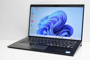 1円スタート ノートパソコン Windows11 WPS office搭載 VAIO Pro PK VJPK11C12N 14インチ 第8世代 Core i5 SSD256GB メモリ8GB カメラ