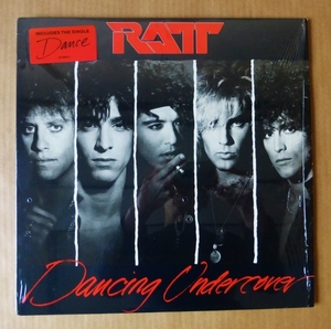 RATT「DANCING UNDERCOVER」米ORIG [ATLANTIC] ステッカー有シュリンク美品