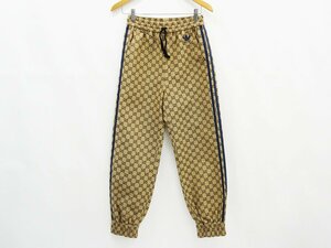 ◆美品【GUCCI グッチ】23SS スリーライン GGコットン パンツ 727496 38