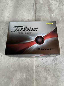 【新品未使用】タイトリスト プロ pro V1x 2ダース イエロー ゴルフボール 24球（12球 x 2箱セット） TITLEIST【送料無料】