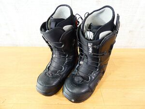 ◎(KR-13)BURTON/バートン スノーボードブーツ メンズ MOTO SZ/モト SZ 26.5cm スピードシューレース ブラック 年式不明 スノボ ＠100