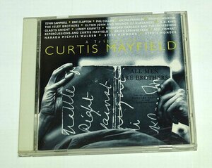 国内盤 TRIBUTE TO CURTIS MAYFIELD カーティス・メイフィールド トリビュート CD Phil Collins, Stevie Wonder, Aretha Franklin, Clapton