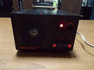 動作確認済 WELZ RS-590 ウェルツ スピーカー付 安定化電源 DC POWER SUPPLY 中古 1台