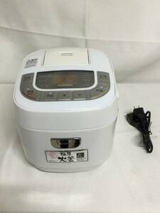 【北見市発】アイリスオーヤマ IRIS OHYAMA マイコンジャー炊飯器 ERC-MB30-W-D 2020年製 0.54L 100V 白 家電 3合 一人暮らし