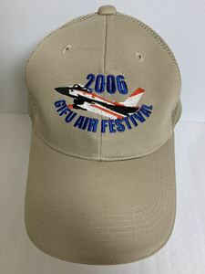 即決/GIFU AIR FESTIVAL2006/岐阜エアフェスティバル2006/記念キャップ/帽子/航空祭/航空自衛隊/岐阜基地/フリーサイズ/②/経年