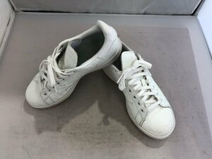 【adidas　STAN SMITH】アディダス　スタンスミス　レディススニーカー　ホワイト　レザー　23.5cm　SY02-H3X