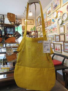 ★ダルトン　Cotton half mesh bag Sサイズ YELLOW コットンハーフメッシュバッグ★