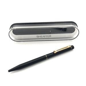 SHEAFFER シェーファー　ツイスト式ボールペン　ブラック×ゴールド　箱付き