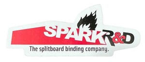 スパーク R&D ロゴ ステッカー SPARK R&D THE SPLITBORD BINDING COMPANY STICKER シール スプリットボード バインディング スノーボード