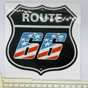 アメカジ ステッカー アート ルート66 ROUTE66 レトロ シール Sticker 防水 D