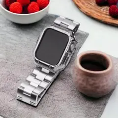 40mm 時計バンド ステンレスベルト Apple　Watch　ケース メンズ