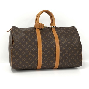 【中古】LOUIS VUITTON キーポル 45 ハンドバッグ ネームタグ欠品 モノグラム M41428