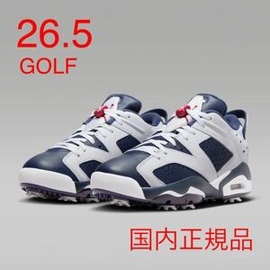 ★限定★ナイキ エア ジョーダン レトロ 6 ゴルフGOLF ゴルフ NIKE JORDAN RETRO 6 G ゴルフシューズ 26.5cm