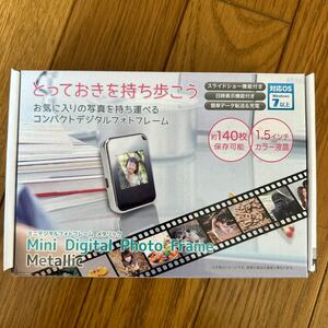 Mini Digital Photo Frame Metallic ミニデジタルフォトフレーム　新品