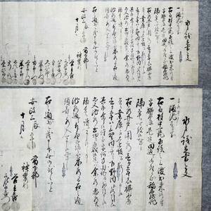 古文書 安政三年 水戸議定書之事 字水井戸 一溜池壱ヶ所・・・葛下郡神楽村 奈良県