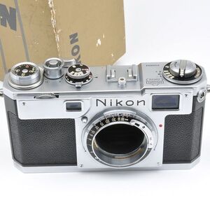 Nikon S2 ニコン Ｓ２ ブラックダイヤル 元箱 革ケース 日本光学 東京 NIPPON KOGAKU TOKYO 日本製 JAPAN Black Ｓ ２ S 2