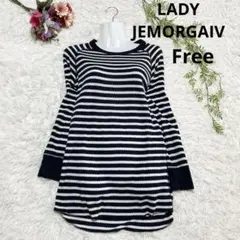 極美品✨LADY JEMORGAN ワッフルカットソー　サイズFree0509