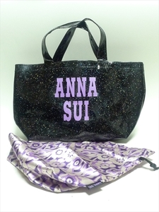 ANNA SUI/アナスイ「手提げ/巾着ポーチ付」■美品