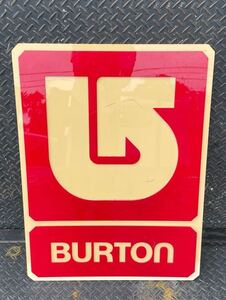 BURTON バートン 看板 スノーボード レッド 大文字ロゴ 非売品