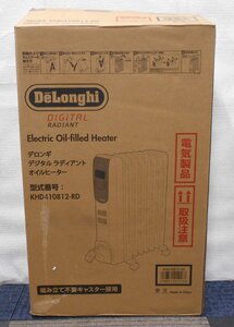 DeLonghi デロンギ オイルヒーター KHD 410812-RD 未使用 【タ608】