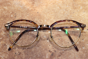 美品 金子眼鏡 (KANEKO OPTICAL) KV-91 DEMI ＋ HOYAレンズ サーモントブロー 眼鏡 / メガネ / VINTAGEシリーズ