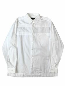 (D) ISSEY MIYAKE MEN イッセイミヤケ 10SS デザイン 長袖シャツ 4 ホワイト (ma)