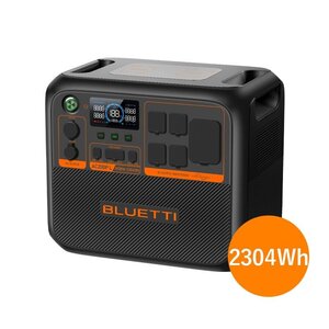 【中古美品】1円スタート！ 【2304Wh】 BLUETTI ブルーティ ポータブル蓄電池 AC200PL 電源 電気 災害用 防災 充電 太陽光 バッテリー