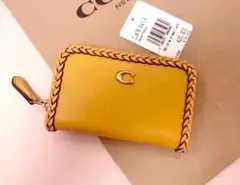 新品COACH スモール ジップ アラウンド カード ケース