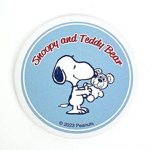 スヌーピー スヌーピー＆ベア 吸水コースター ブルー 食器 SNOOPY