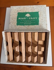 木製パズル　WOODY CRAFT　佐々木工芸　箱・図あり