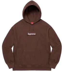 ☆Supreme box logo hooded☆dark brown Mサイズ☆